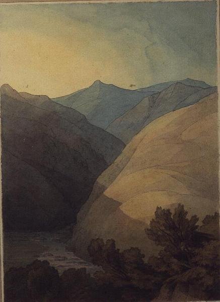 Nära Holne on the Dart av John White Abbott