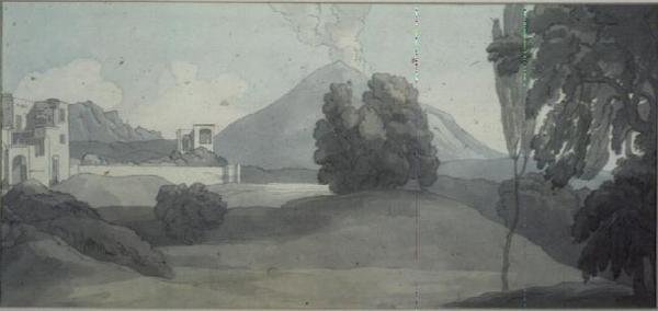 Vesuvius, Neapel av John White Abbott