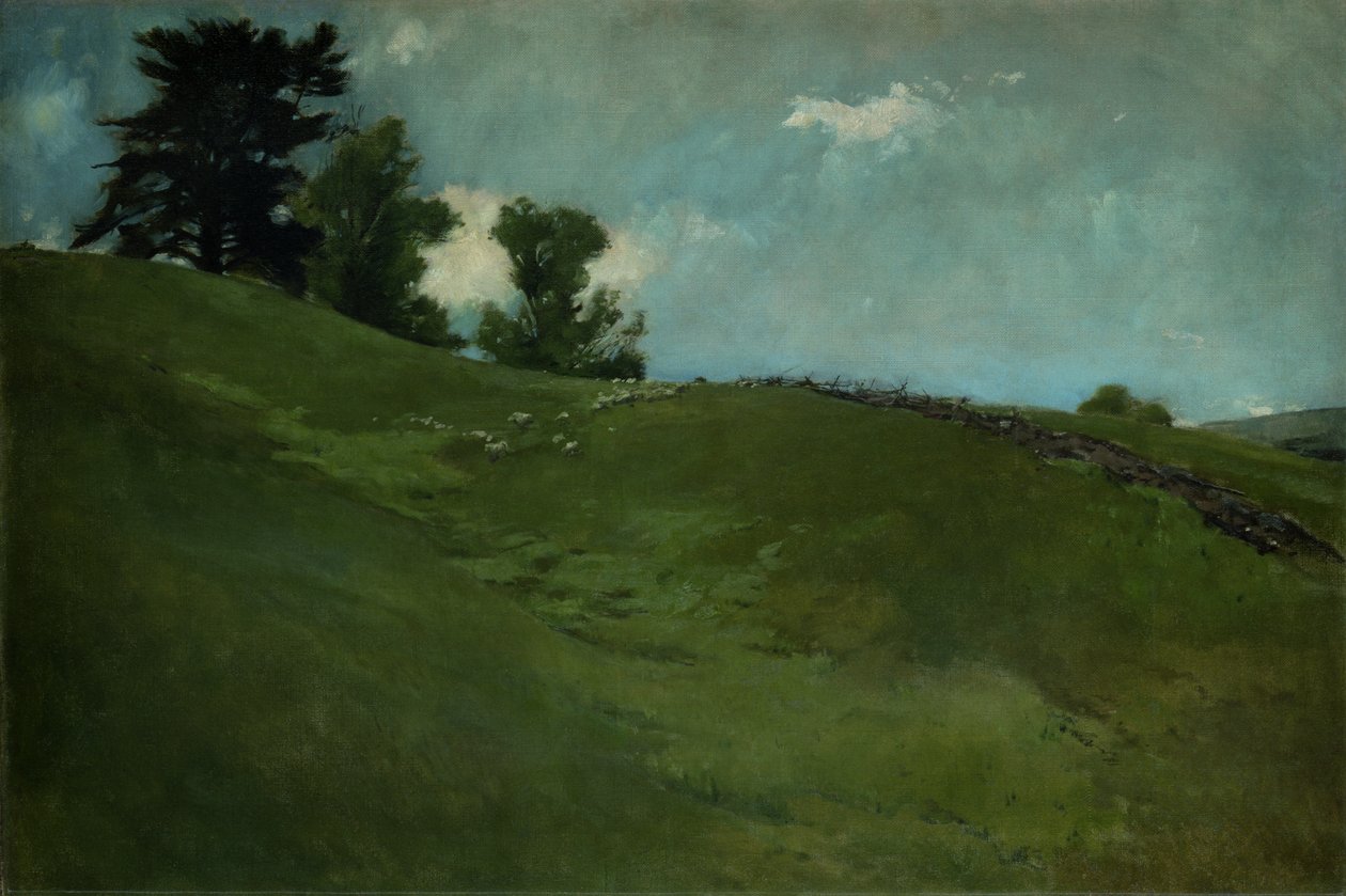 Landskap, Cornish, N.H., ca. 1890. av John White Alexander