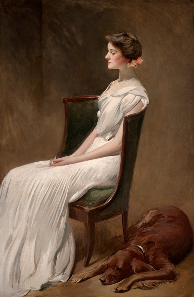 Miss Dorothy Quincy Roosevelt (senare Mrs Langdon Geer) av John White Alexander