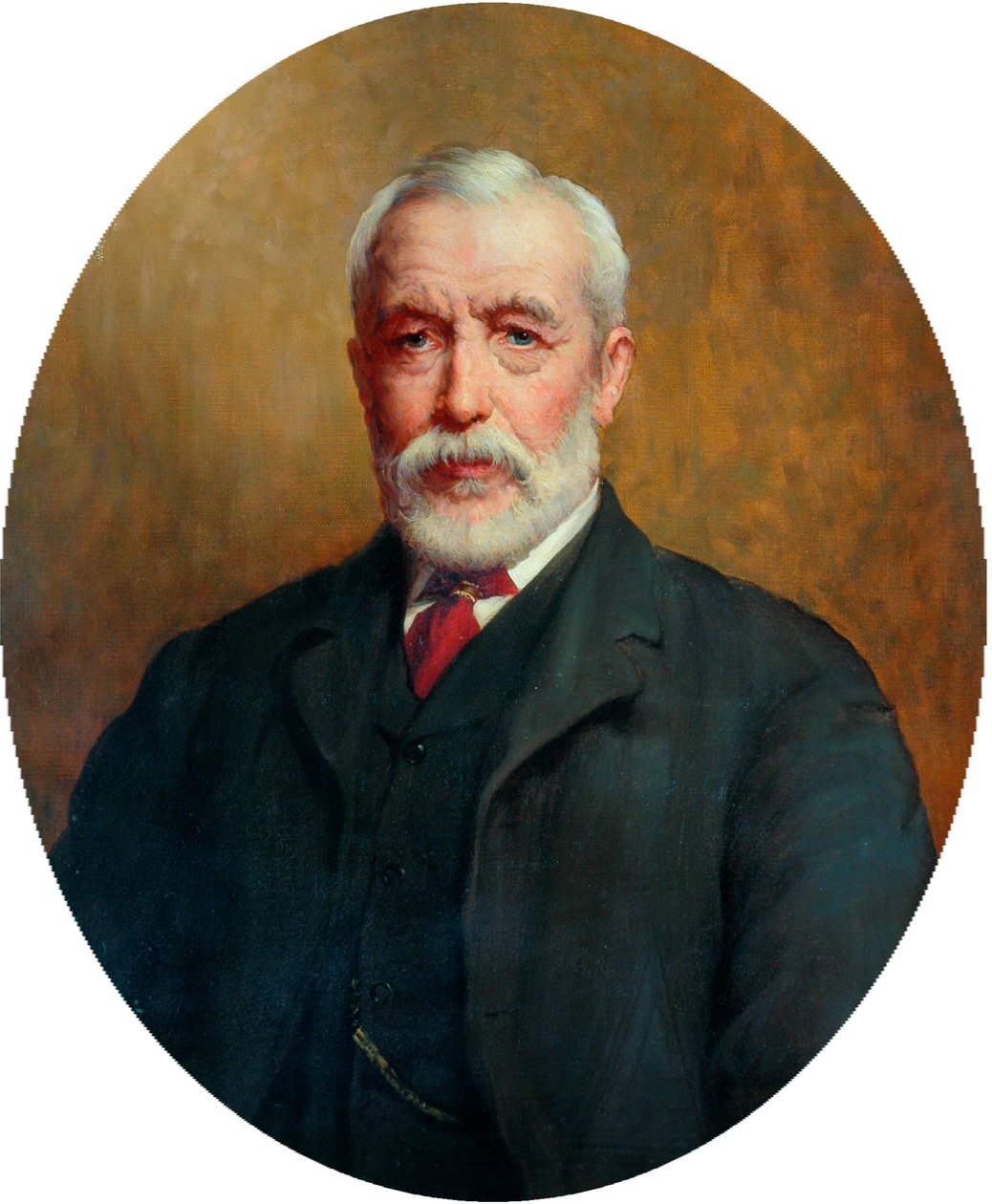 Porträtt av J.Whiteley Ward MP, ca 1910 av John William Brooke