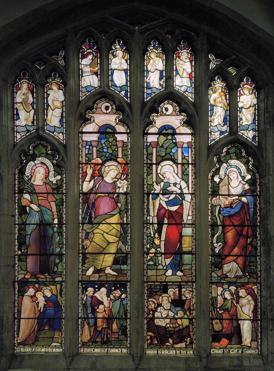 Lady Chapel Window, ca 1885 (målat glas) av John William Brown
