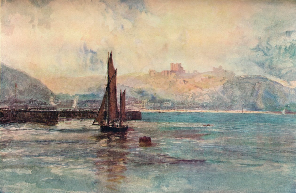 Dover-afton, c1895 av John William Buxton Knight