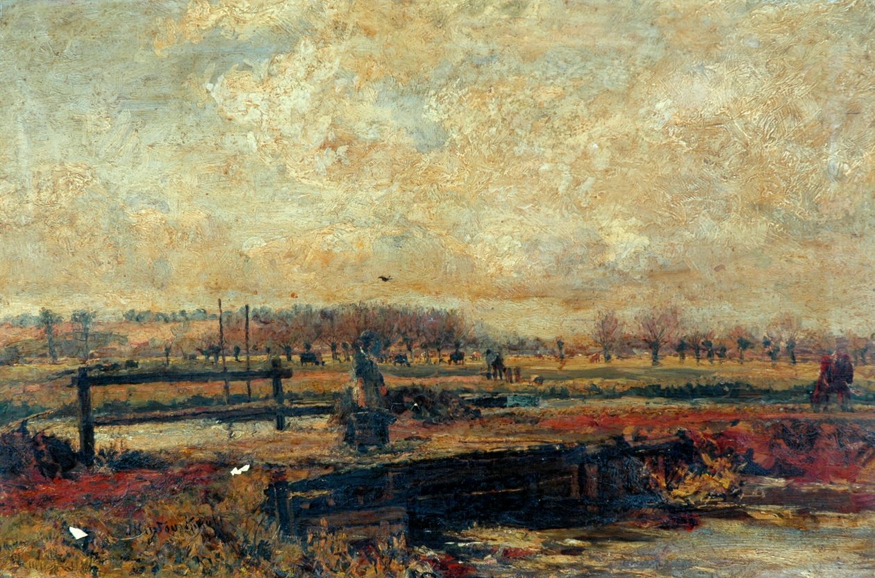 River Colne vid Rickmansworth av John William Buxton Knight