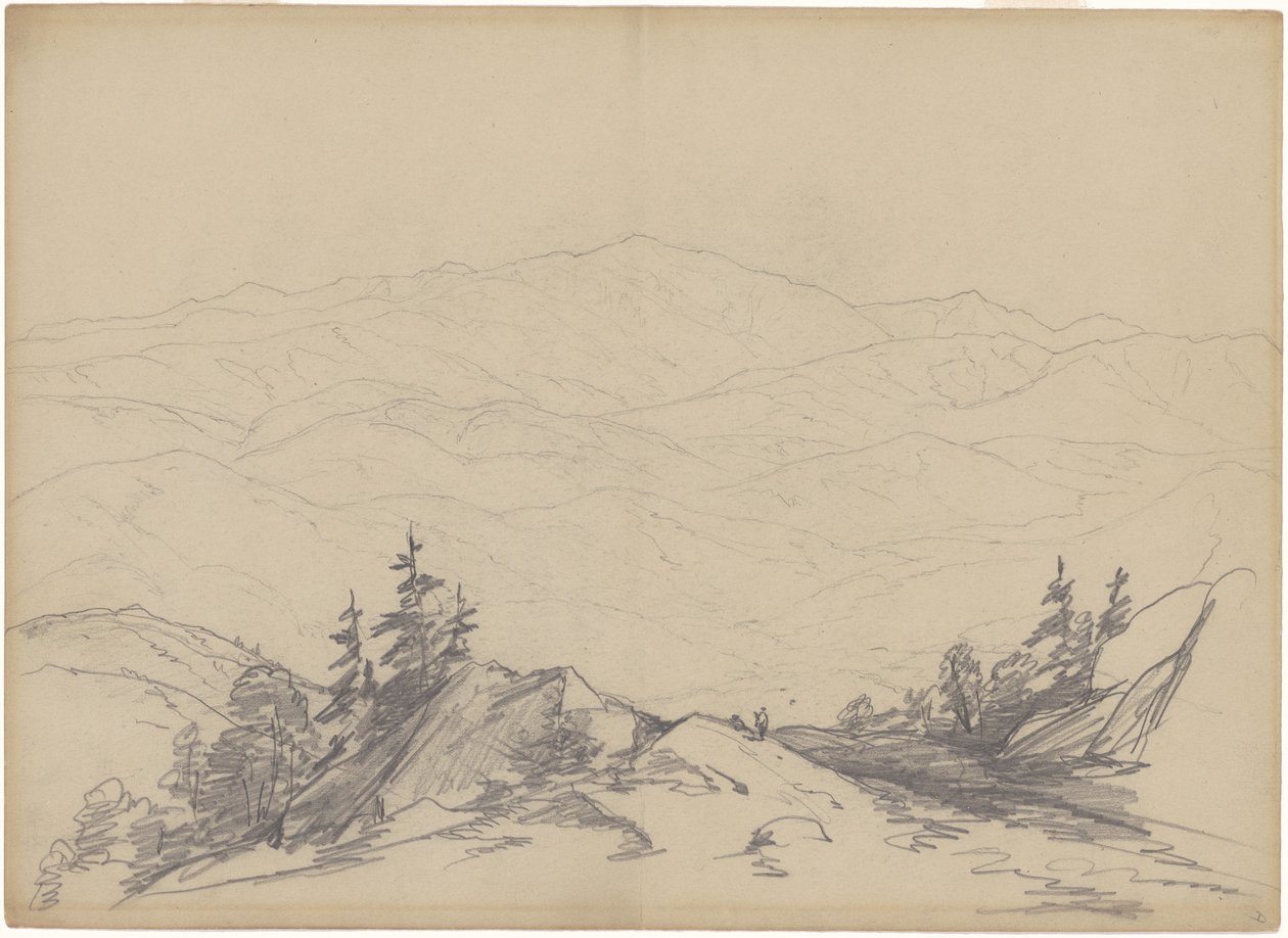 Bergslandskap av John William Casilear