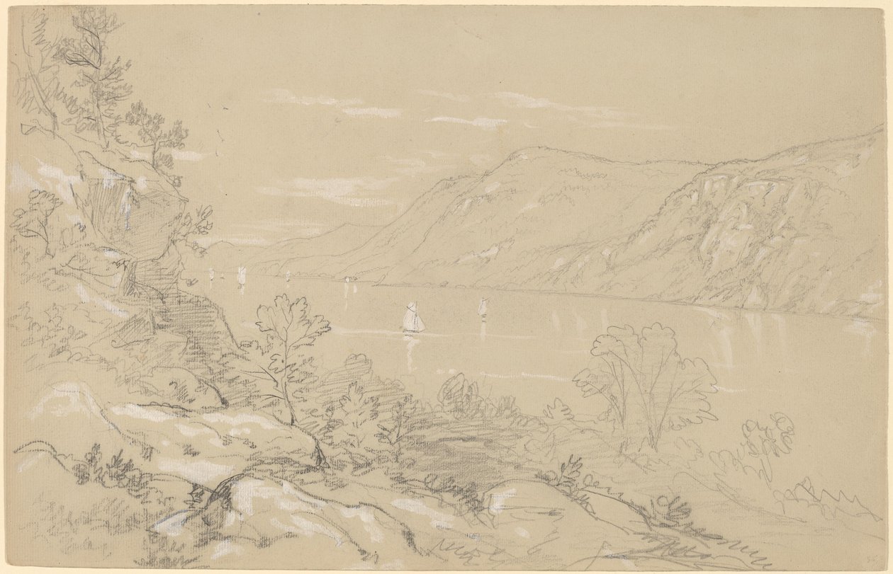 Norr från Storm King av John William Casilear