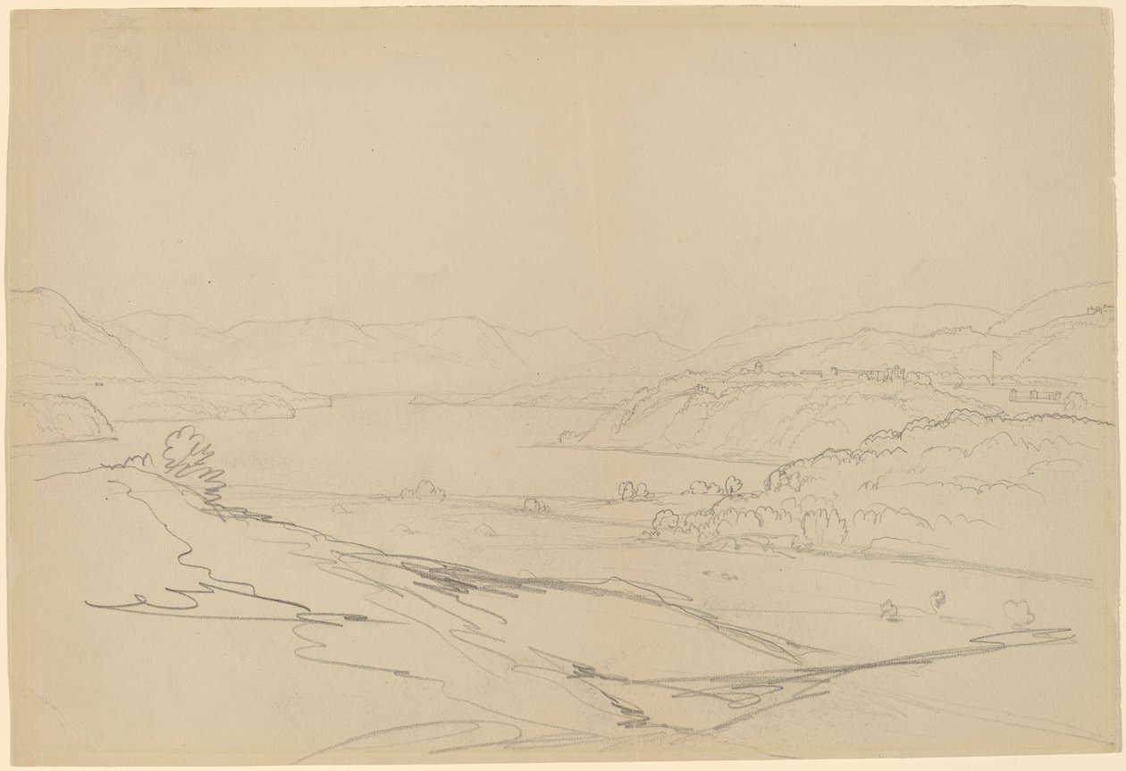 West Point från Storm King av John William Casilear