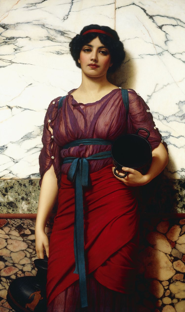 En grekisk idyll, 1907 av John William Godward