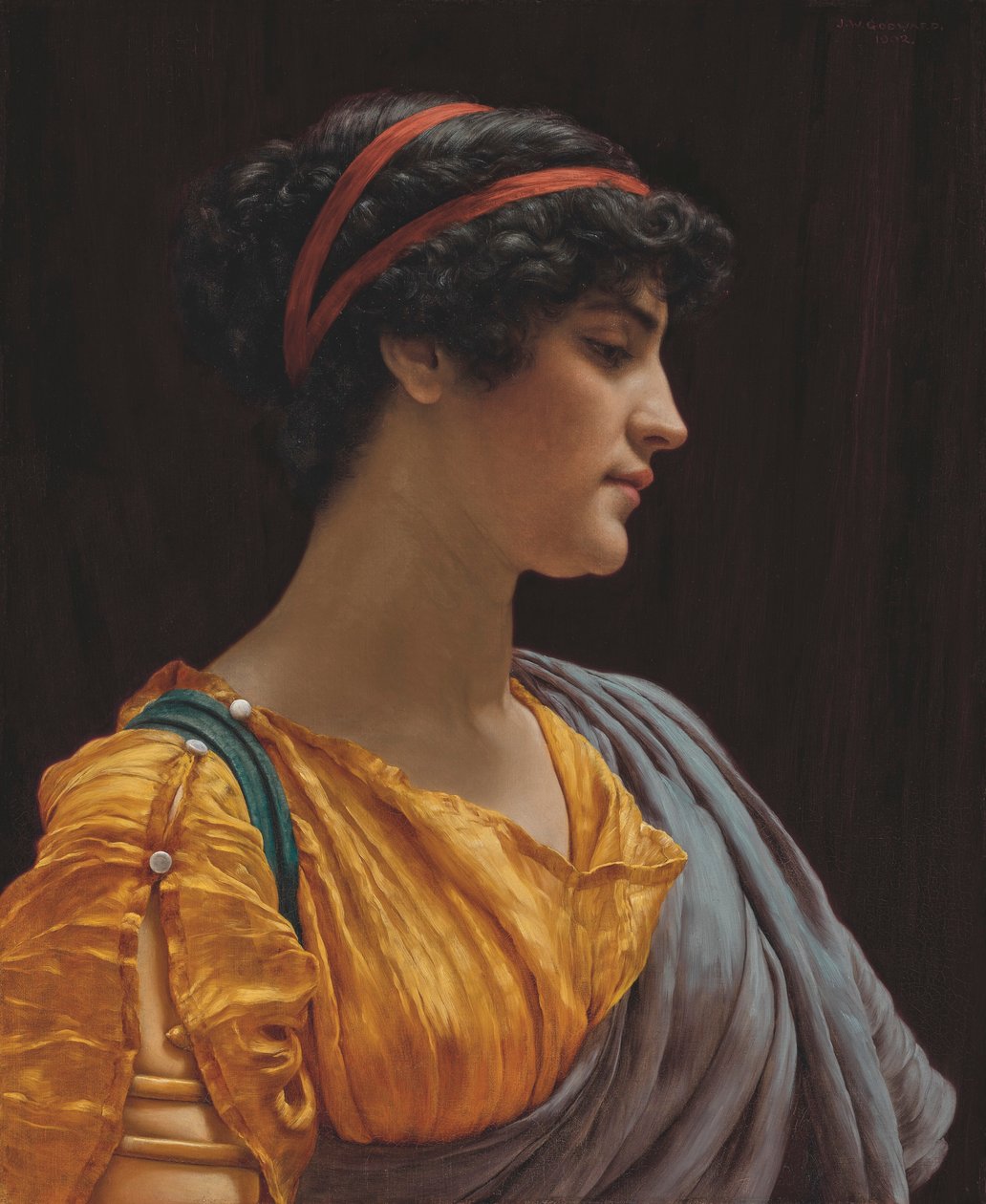 Cynthia av John William Godward