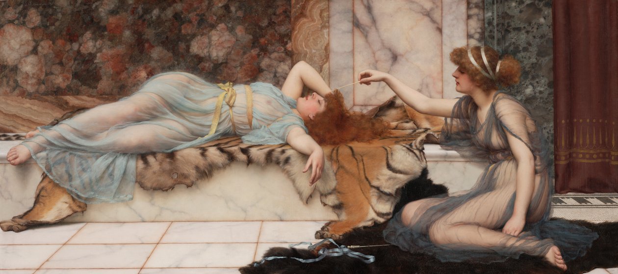 Ofog och vila av John William Godward