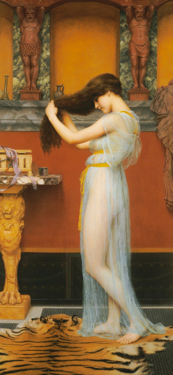 Toaletten, 1900 av John William Godward