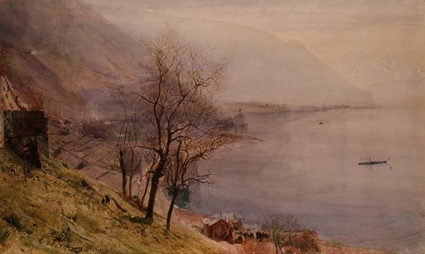Ovanför Montreux av John William Inchbold