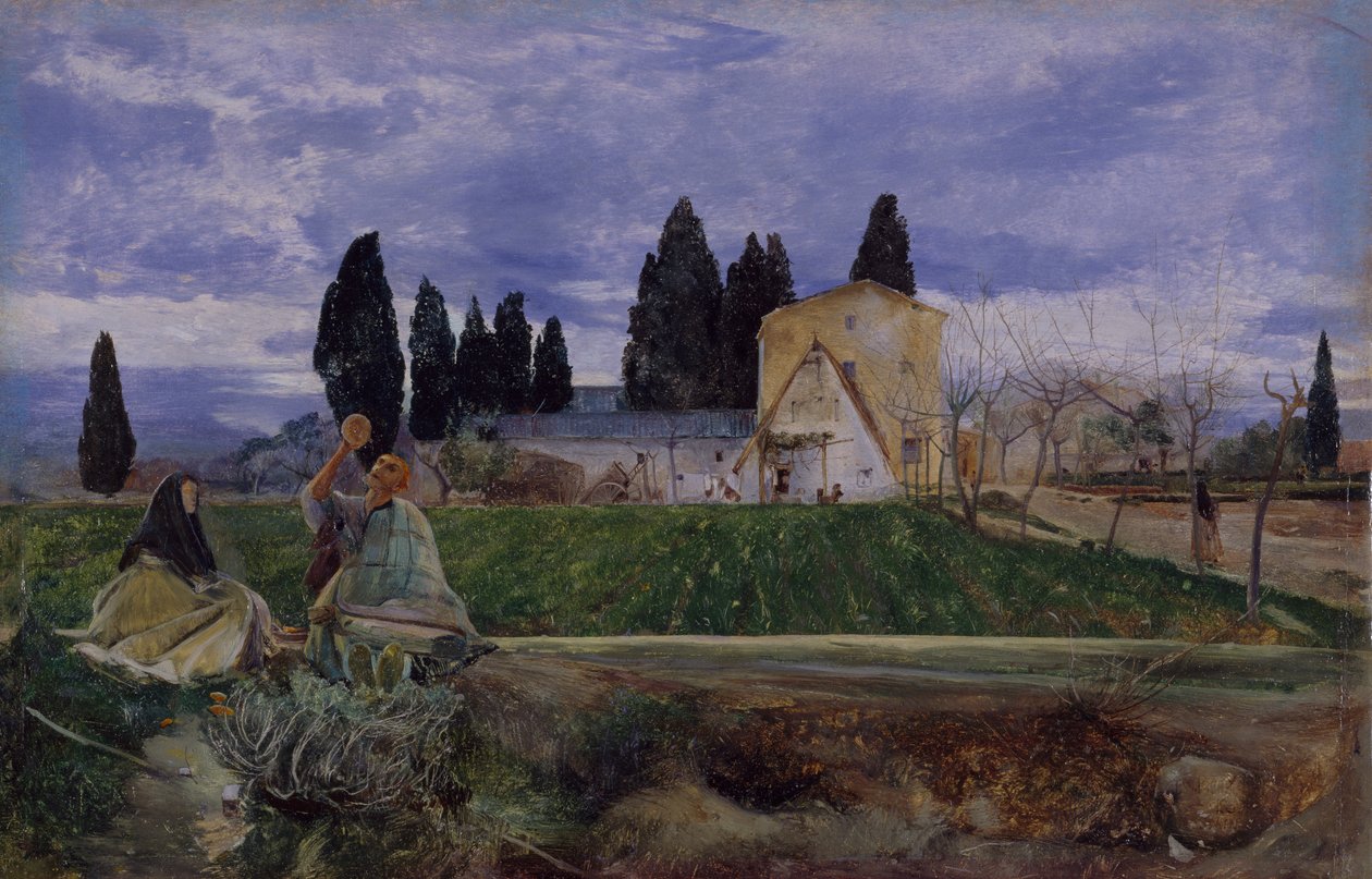 Våren i Spanien: nära Gordella, 1869 av John William Inchbold