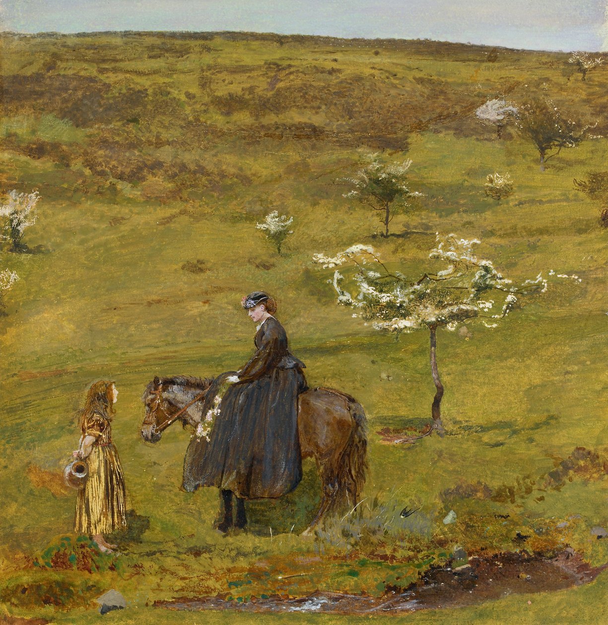 Maj på kullen, sent 1800-tal av John William North