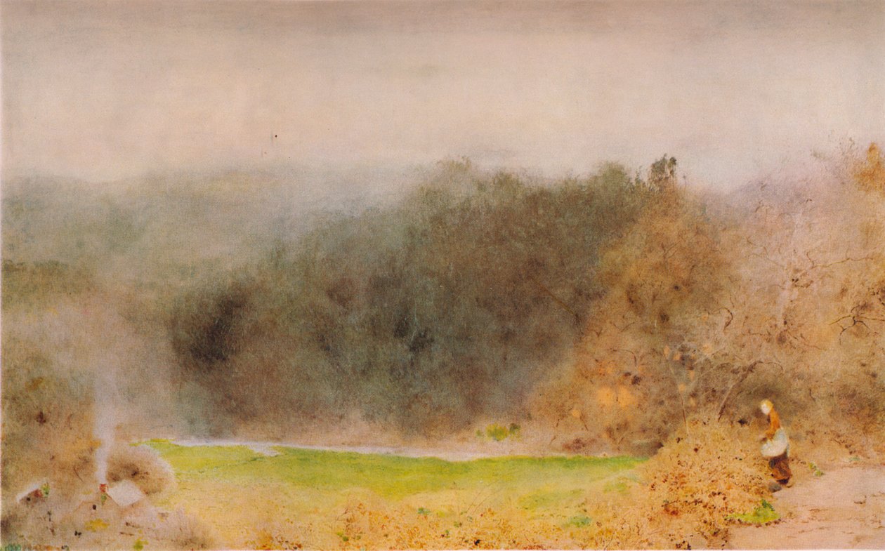 The Gamekeepers Cottage, Somerset, 1904 av John William North