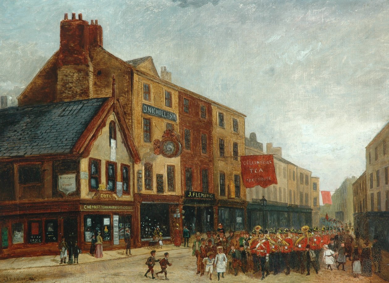 Halifax Street Scene, 1890 av John William Oates