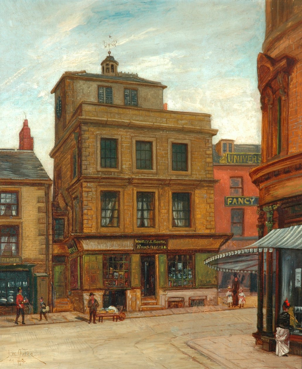 "Slottet, Market Street, Halifax", c.1895 av John William Oates
