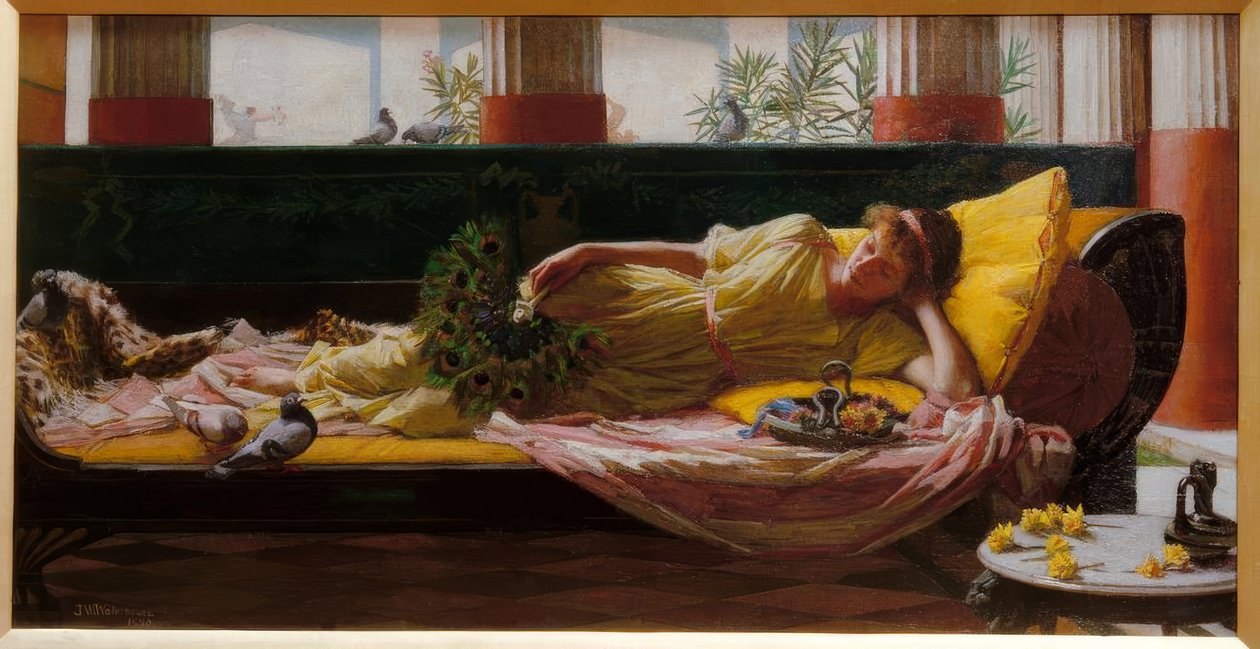 Söt gör ingenting av John William Waterhouse
