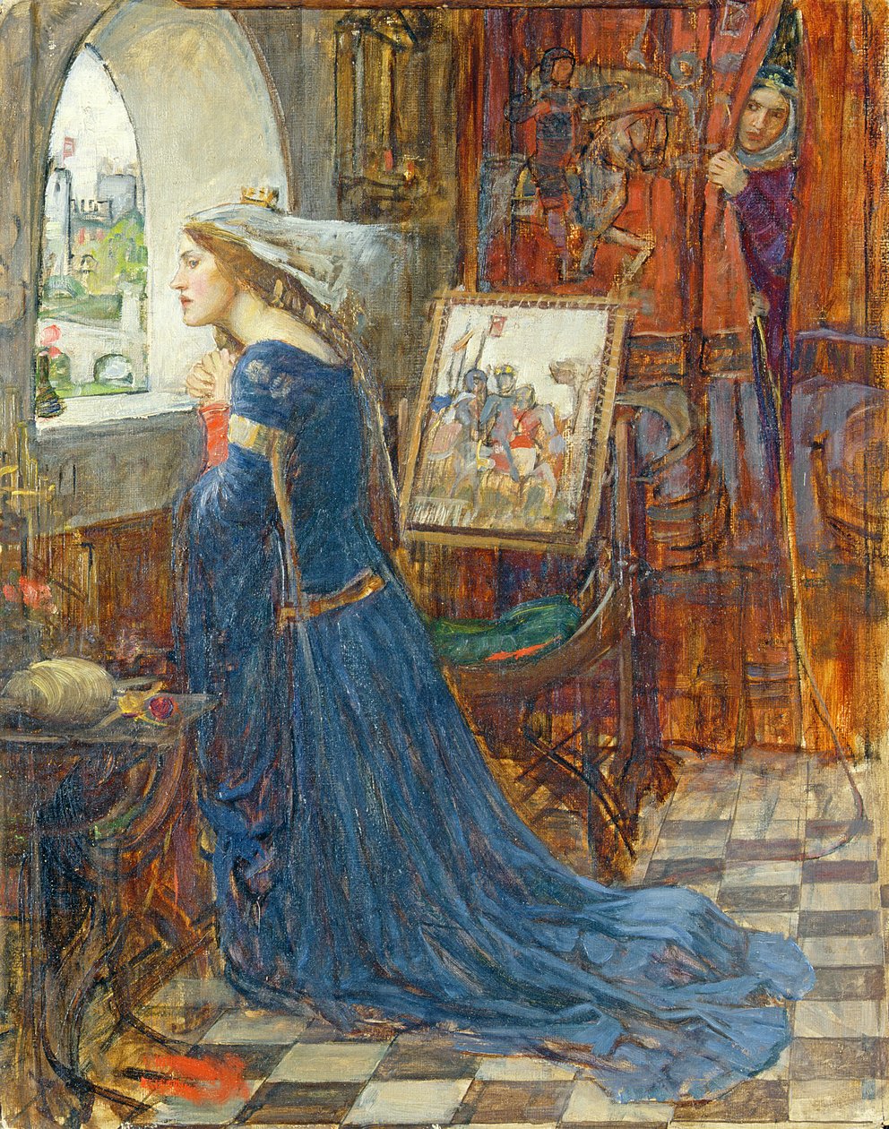 Fair Rosamund, ca 1916 (olja på duk) av John William Waterhouse