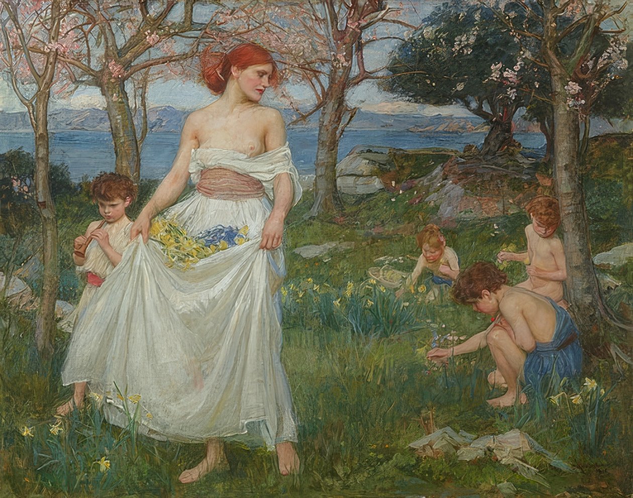 Vårsång. 1913 av John William Waterhouse