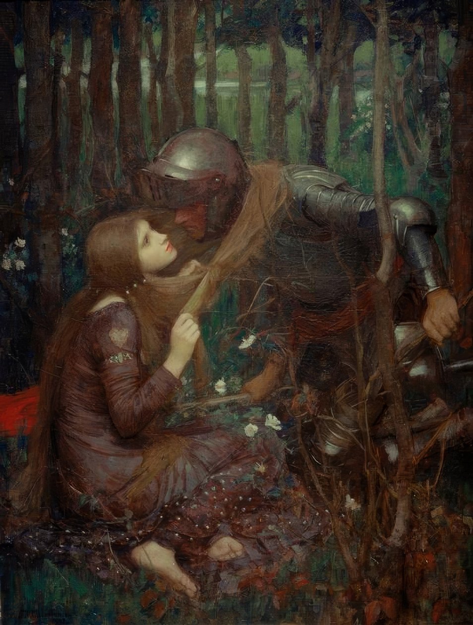 Den vackra damen utan nåd av John William Waterhouse