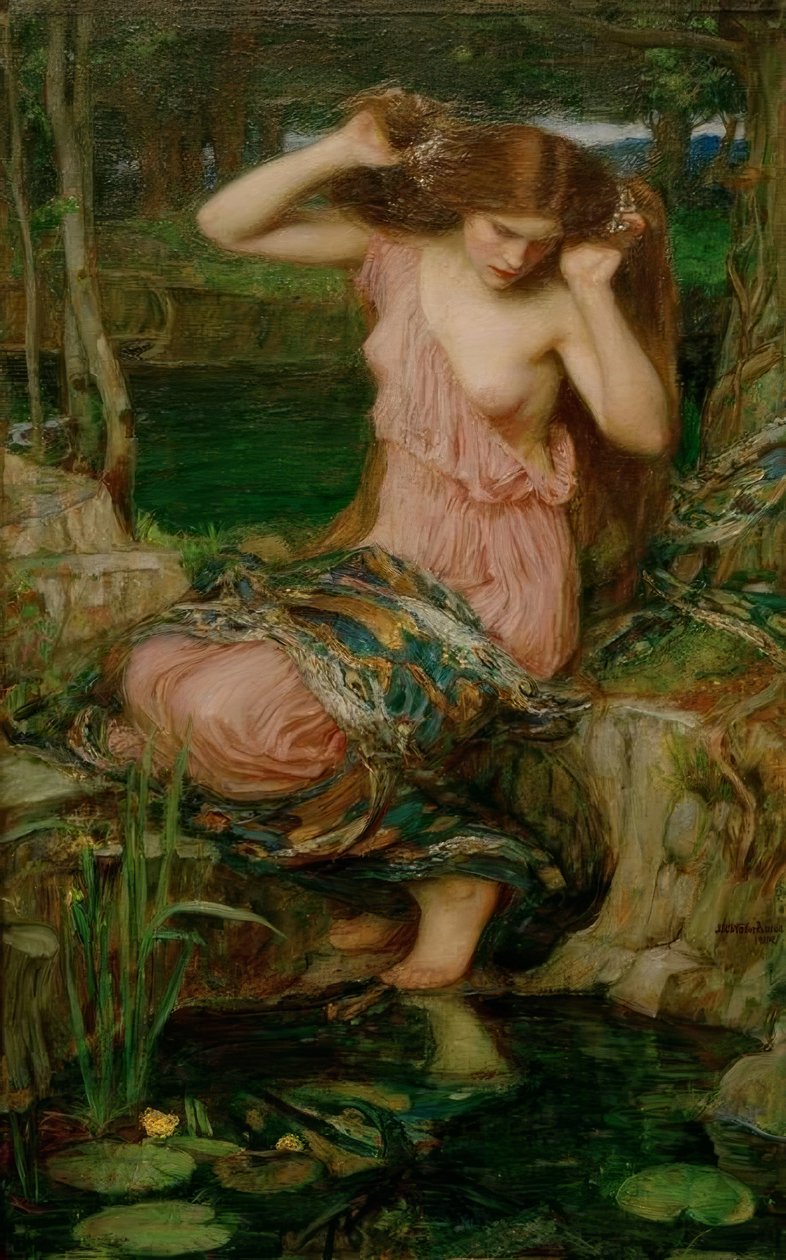 Lamia av John William Waterhouse