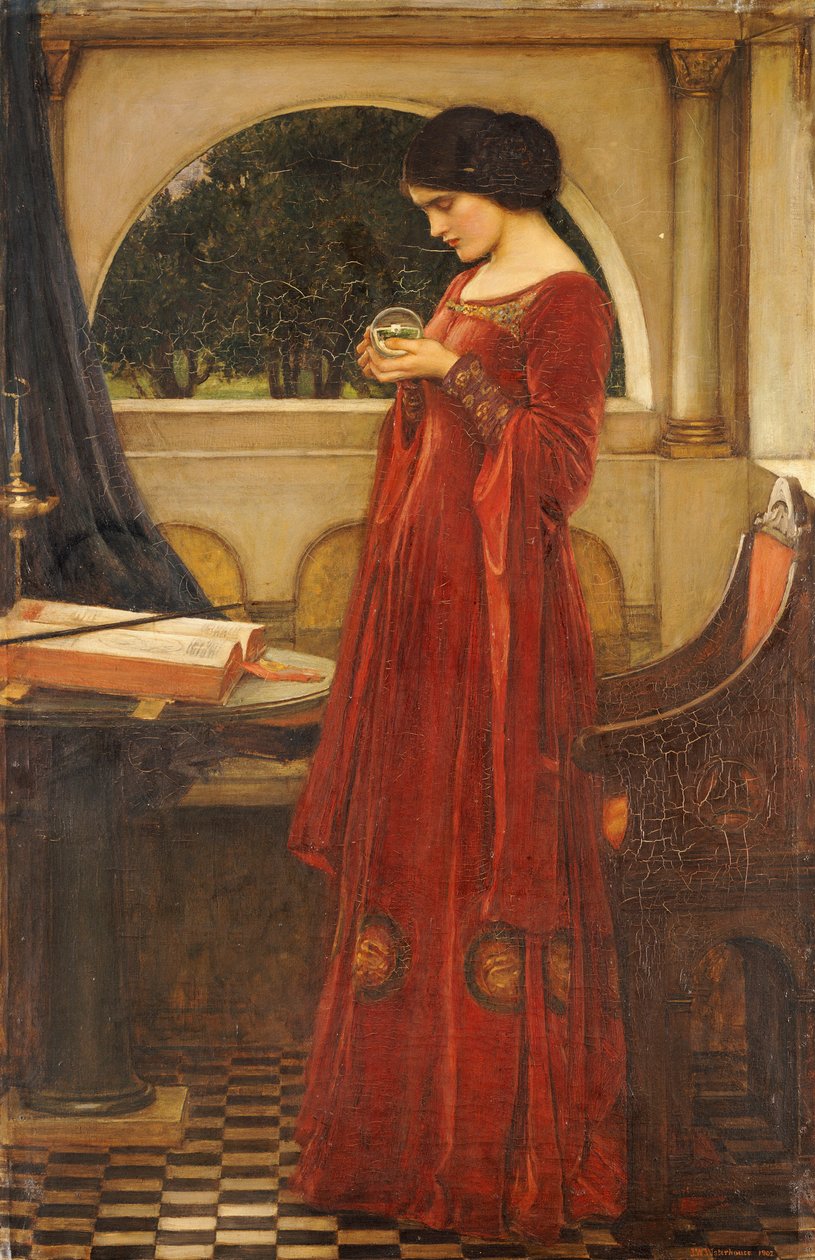 Kristallkulan, 1902 av John William Waterhouse