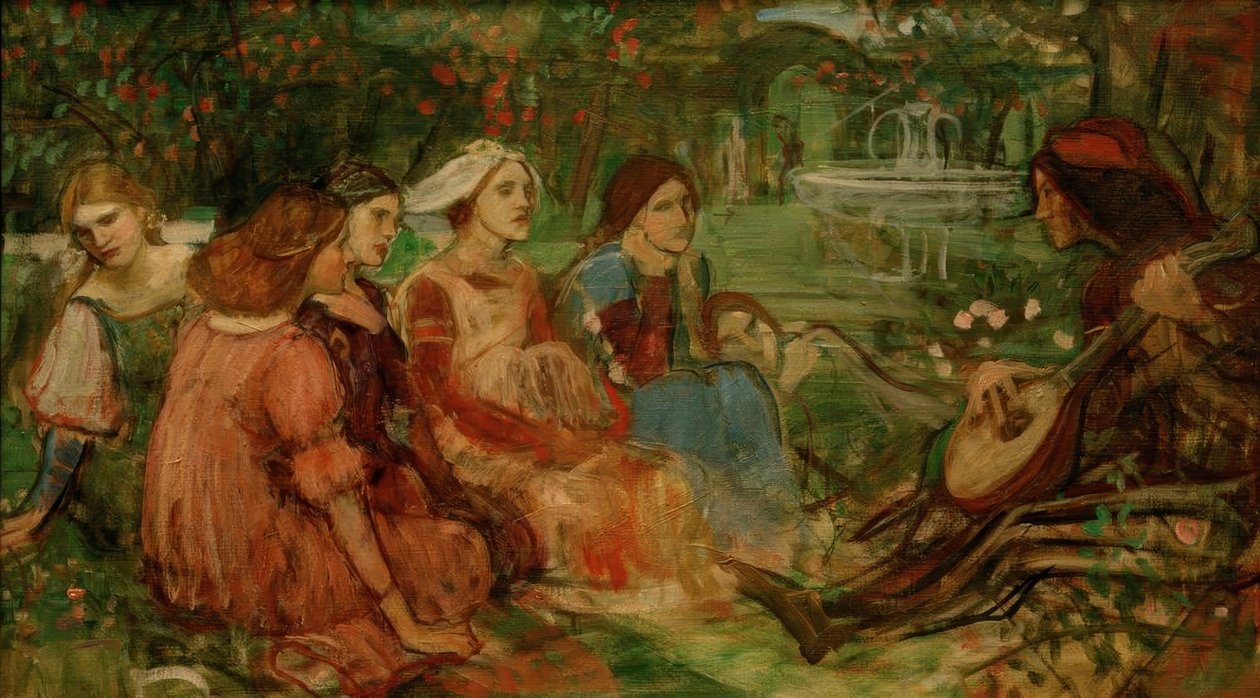 Decameron av John William Waterhouse