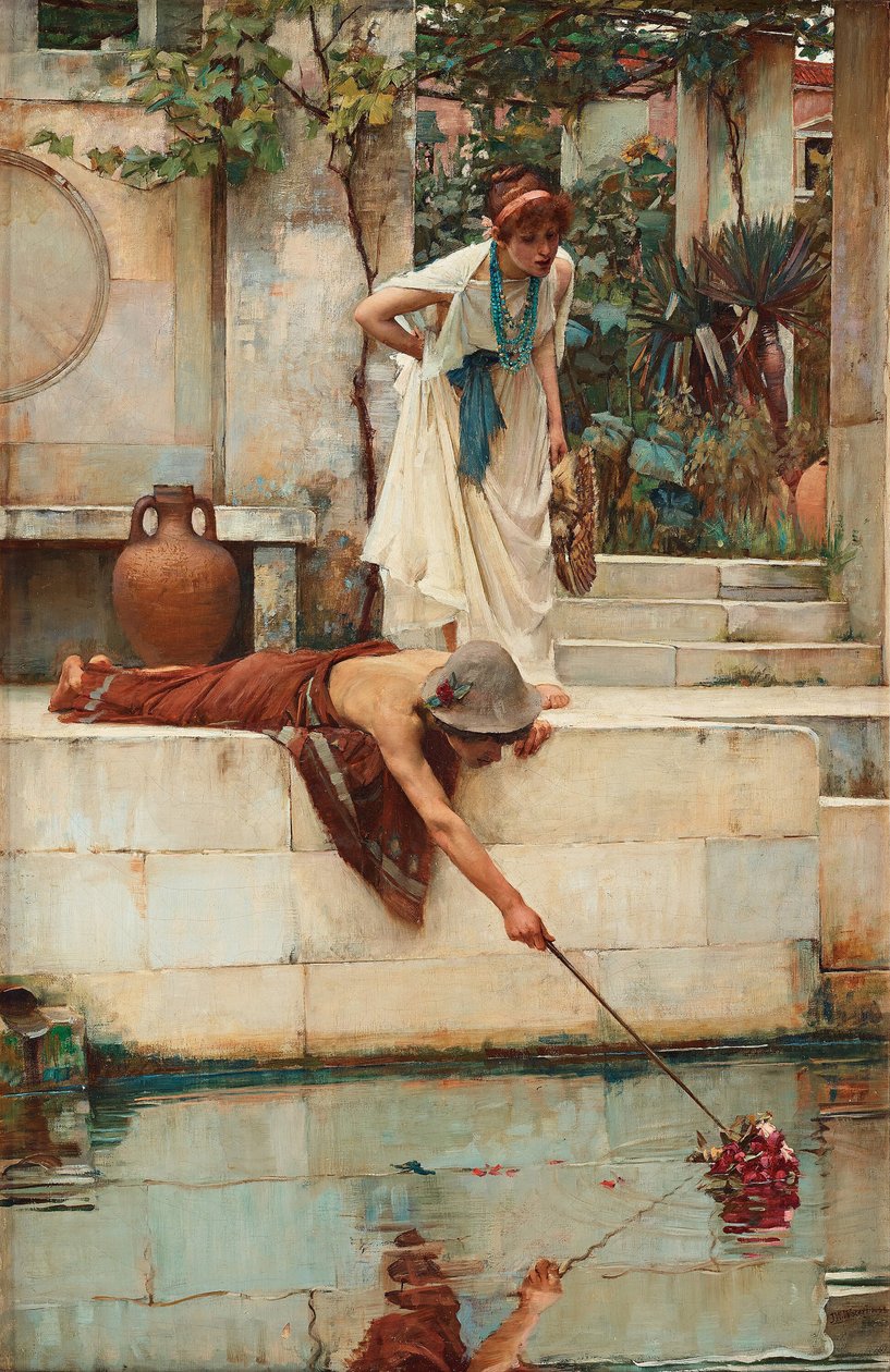 Räddningen, c. 1890. av John William Waterhouse