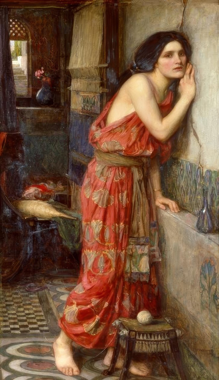 Thisbe eller Lyssnaren av John William Waterhouse