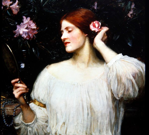 Vanity, ca 1910 (olja på duk) av John William Waterhouse