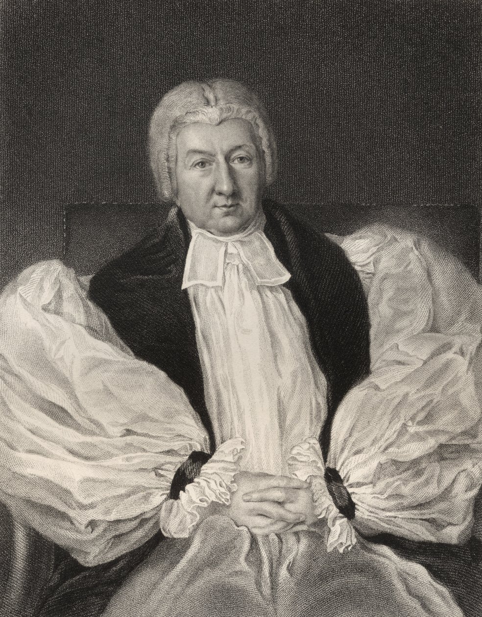 Herbert Marsh, Lord Bishop of Peterborough, graverad av John Cochran (fl.1821-65), från 