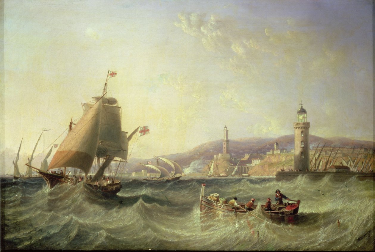 Genua, 1862 av John Wilson Carmichael