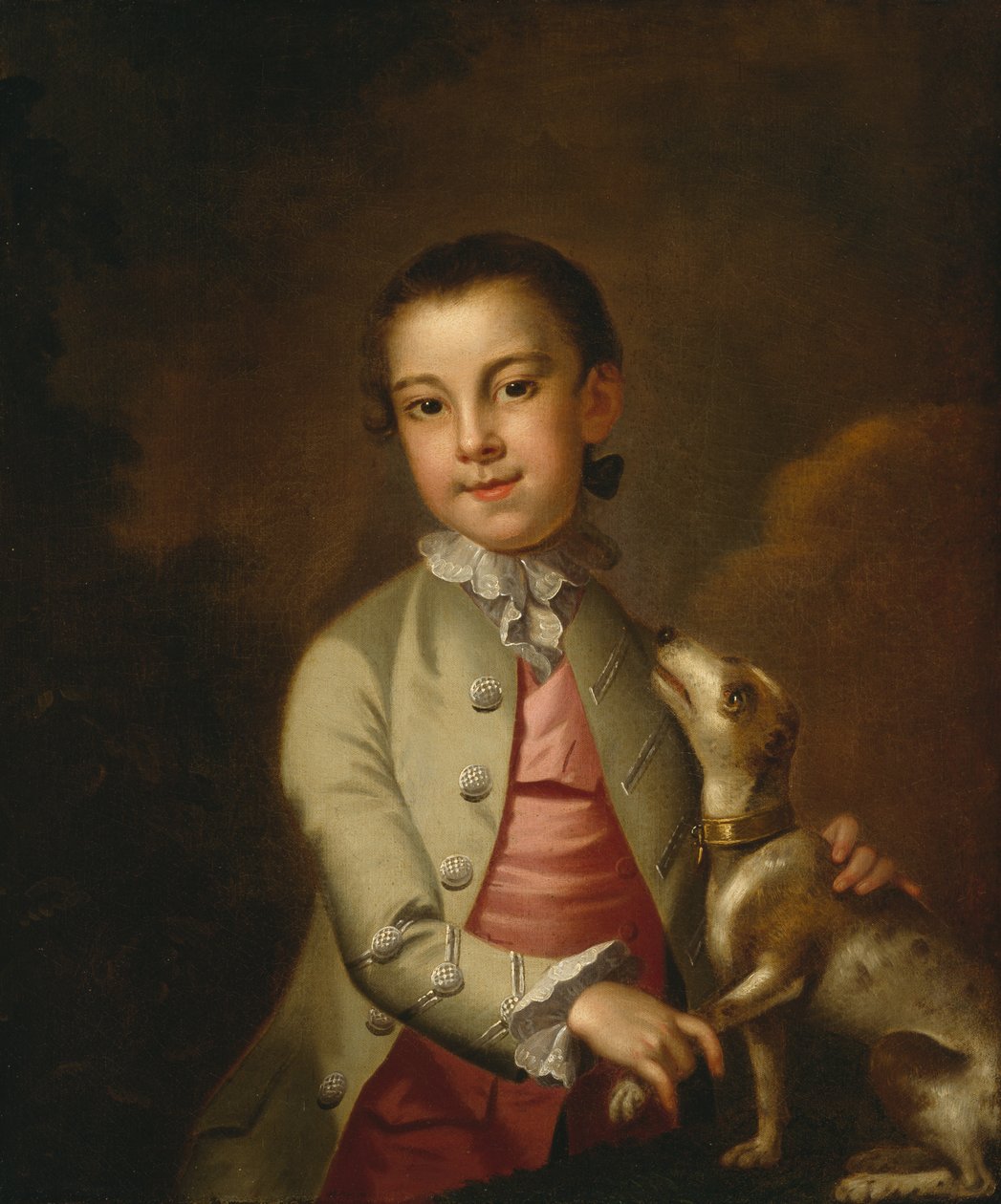 Porträtt av William Holmes (1762-c.1818-20) c.1765-67 av John Wollaston