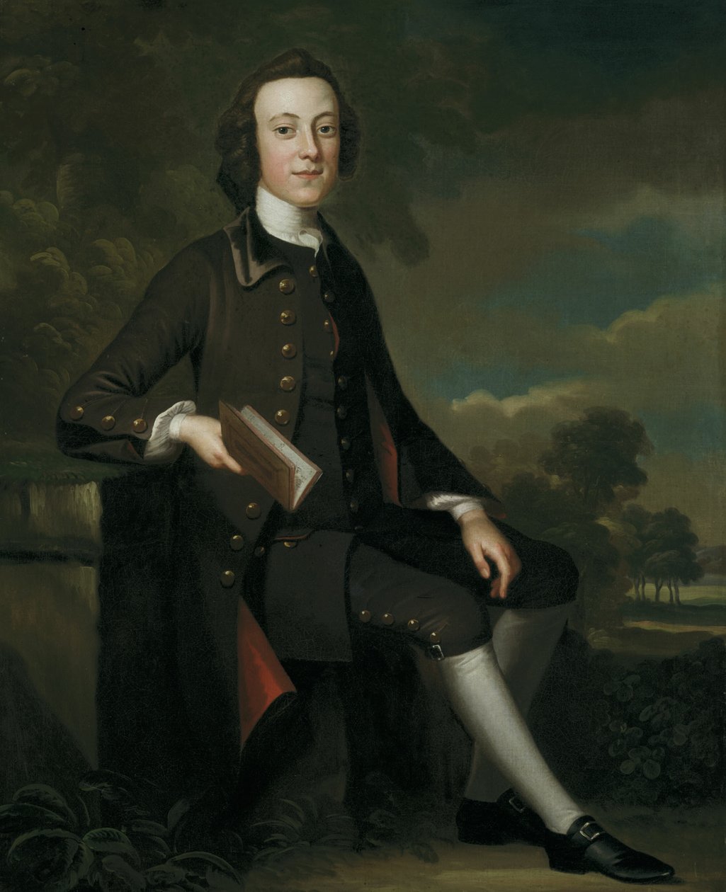 Porträtt av en ung man av John Wollaston