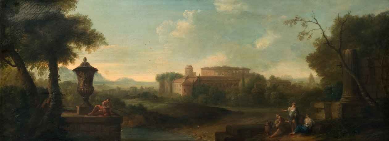 Rom från Aventine Hill, 1710. av John Wootton