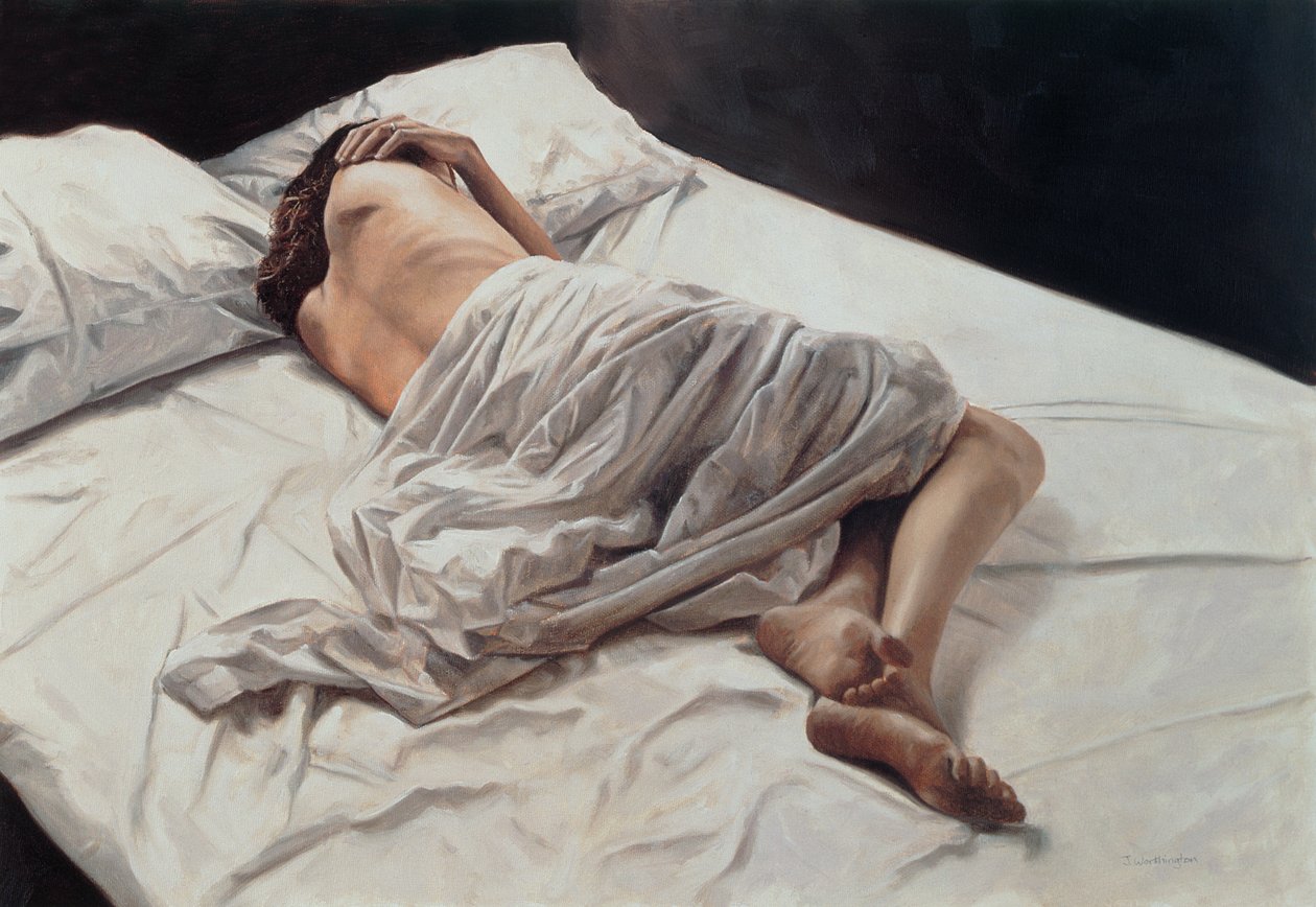 Drifting (olja på dukskiva) av John Worthington
