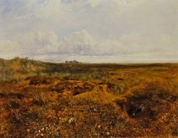 The Rabbit Warren, ca 1858 (olja på duk) av John Wright Oakes