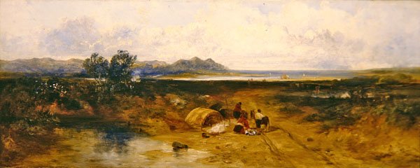 The Rivals, från Malltraeth Bay - Anglesey av John Wright Oakes