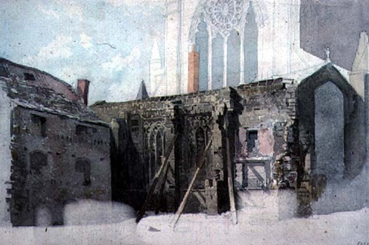 En arkitektonisk skiss av John Wykeham Archer
