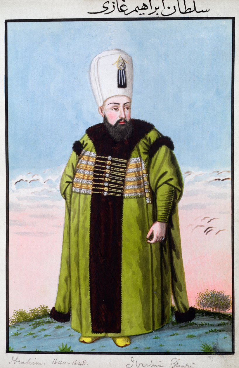 Ibrahim I, ottomansk kejsare, 1808 av John Young