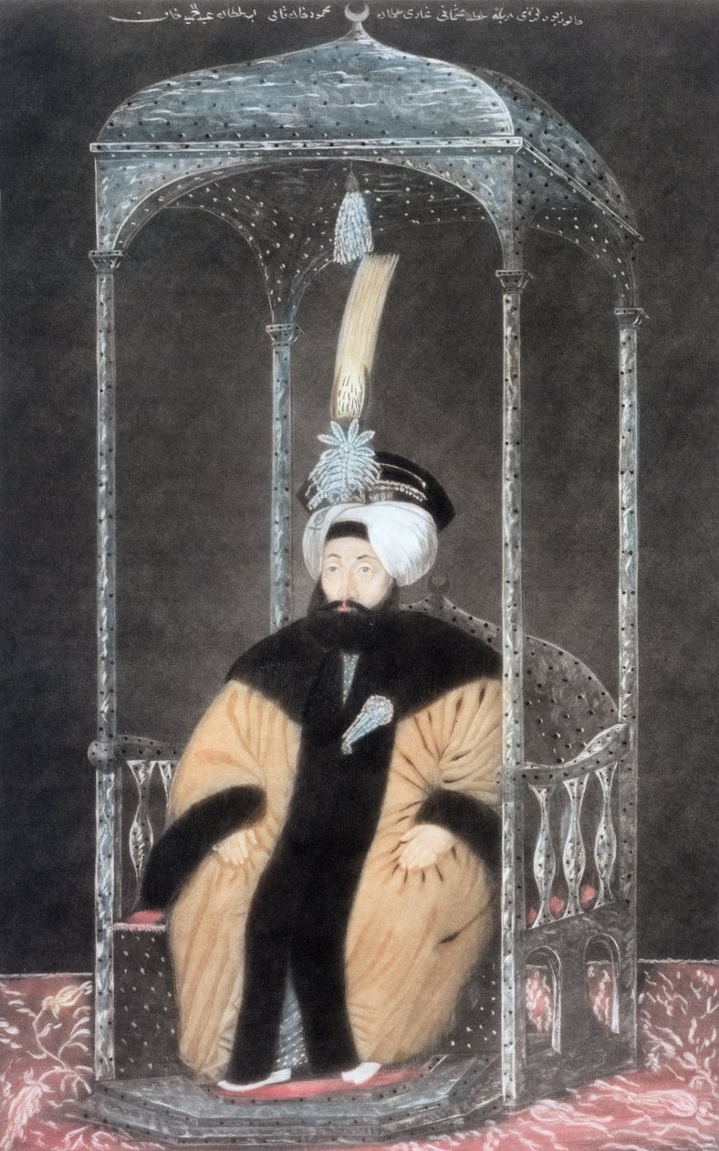 Mahmud II, ottomansk kejsare, 1808 av John Young