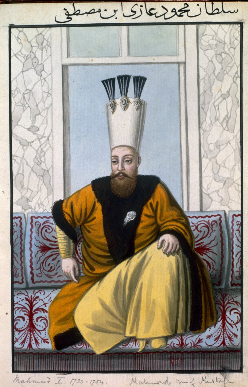 Mahmud I (1696-1754) Sultan 1730-54, från 