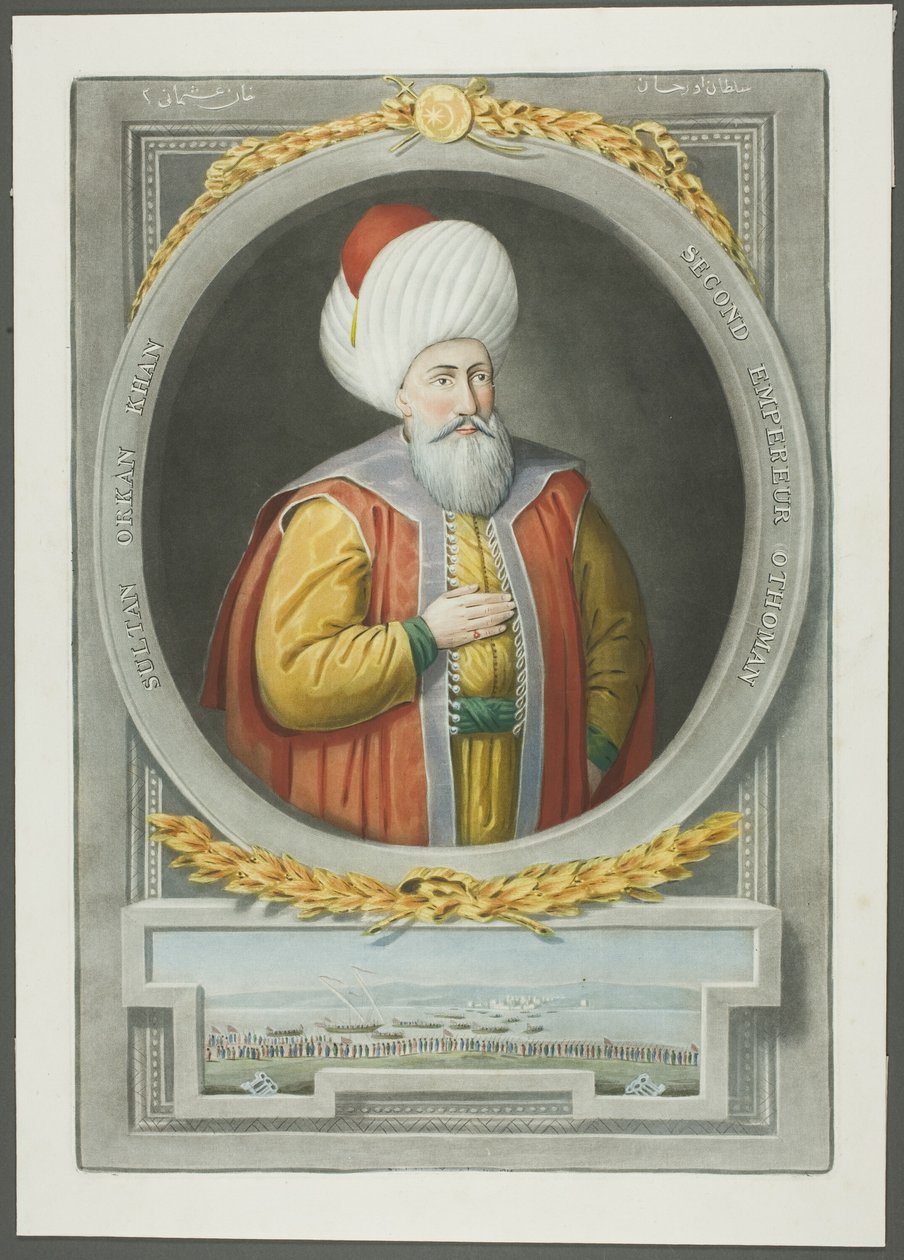Orkan Kahn, från Porträtt av de turkiska kejsarna av John Young
