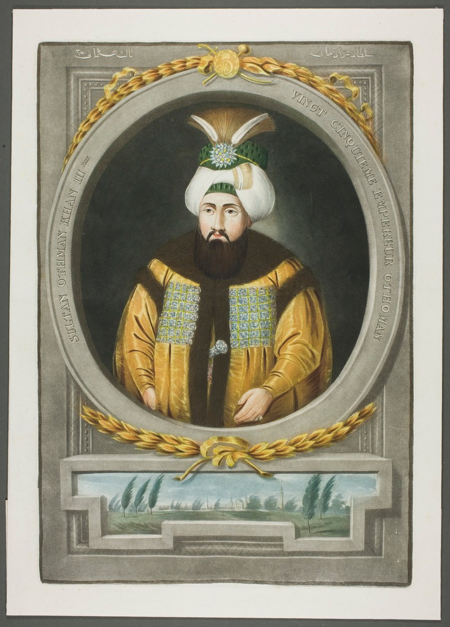 Othman Kahn III, från Porträtt av Turkiets kejsare av John Young