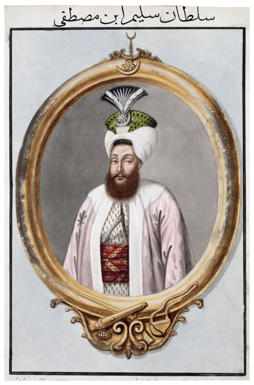 Selim III, ottomansk kejsare, 1808 av John Young