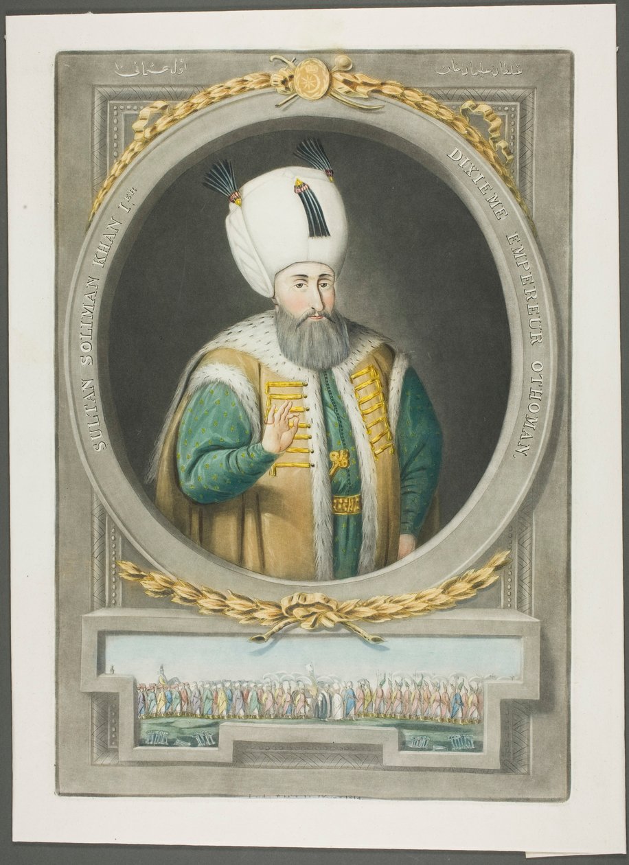 Soliman Kahn I, från Porträtt av Turkiets kejsare av John Young