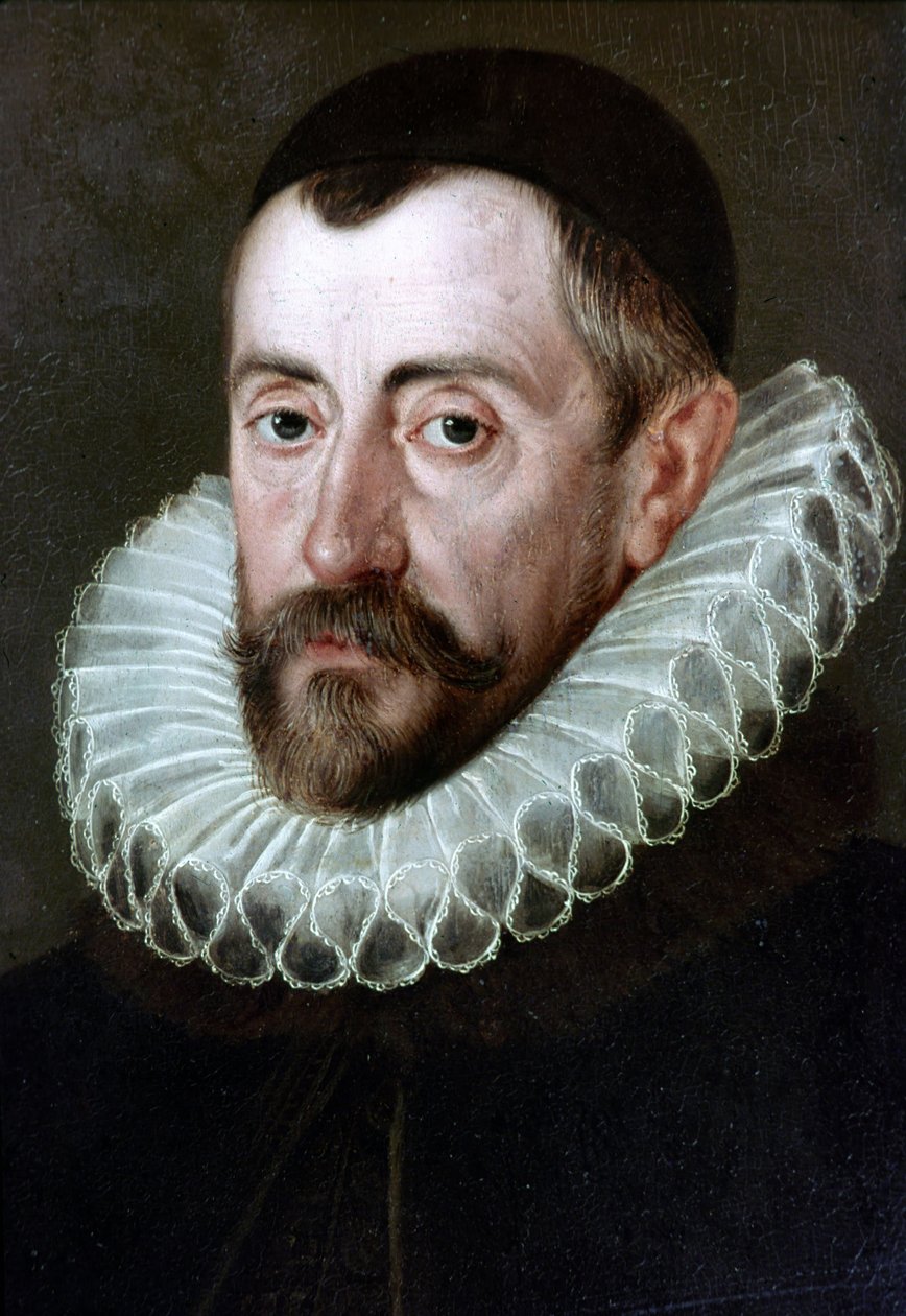 Sir Francis Walsingham (v.1532-1590), engelsk politiker (målning av J.de Critz).London National Portrait Gallery av John de Critz