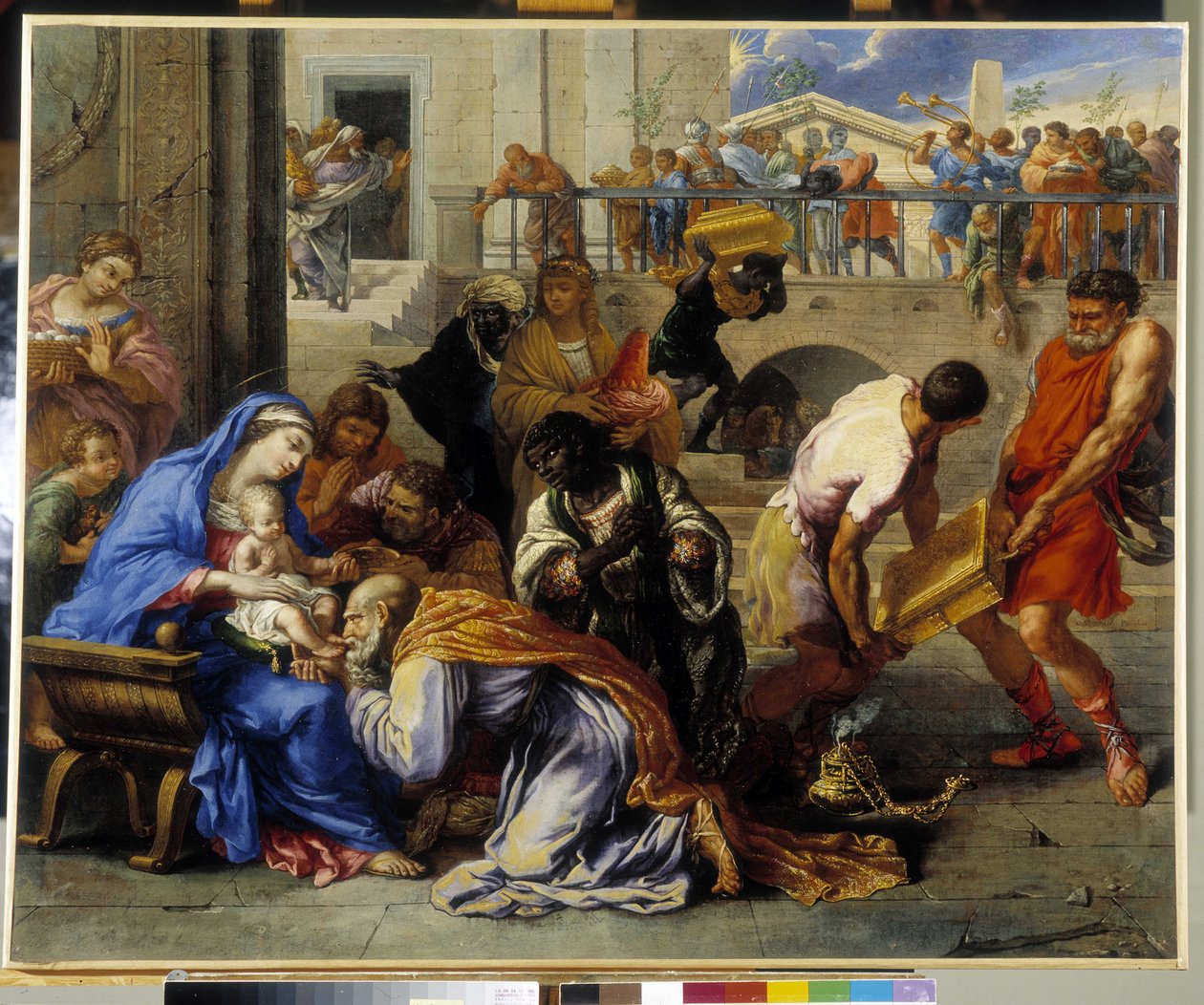 Tillbedjan av Magi av John the Baptist of Beadan