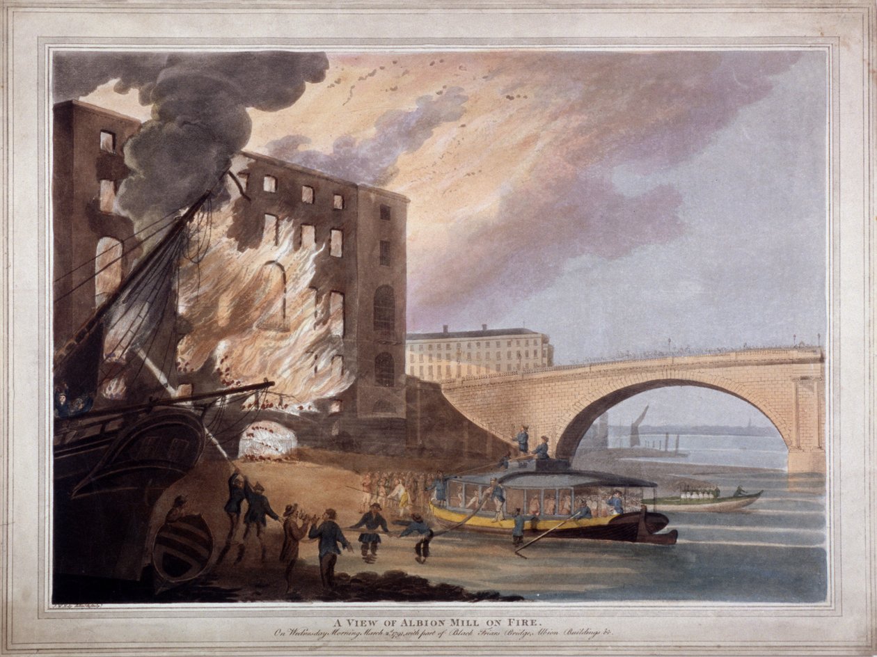Albion Place, Southwark, London, 1791 av John william Edy